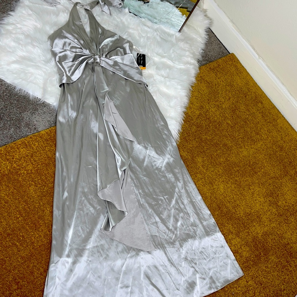 NariAnna Silver Ball Gown